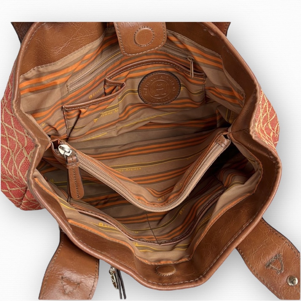 Etienne Aigner Canvas Shoulder Bag - Picture 8 of 13